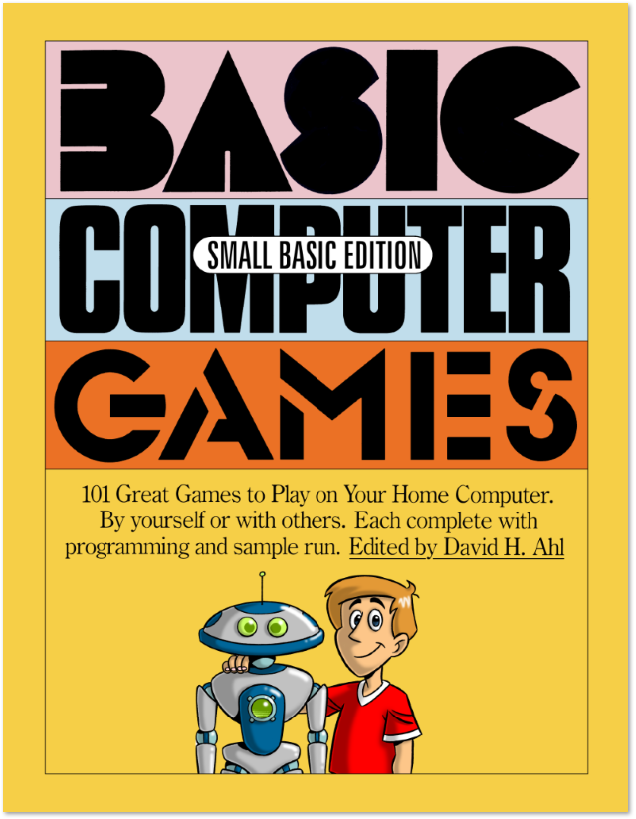Cover of BASIC Computer Games sold on Amazon