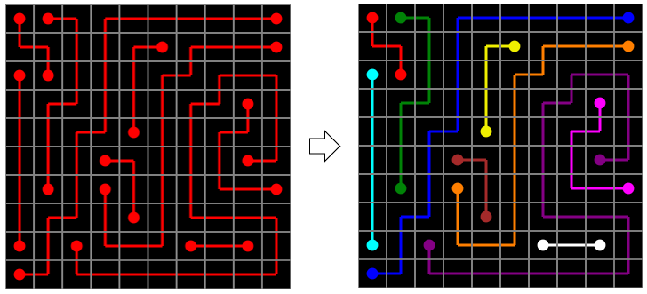 Flow Free map generation example